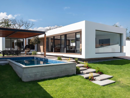 piscina en Ecuador con mosaico ONIX®