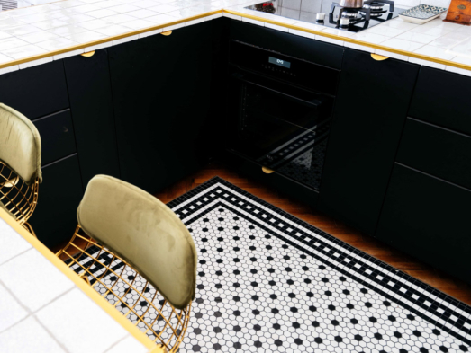 mosaico con diseño de patron en Marsella