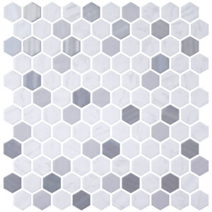 Hex Blend Metal Carrara