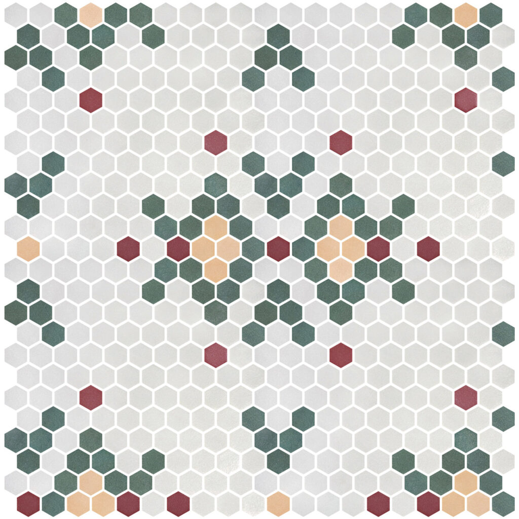 Hex Patterns Patterns with hexagon glass mosaics